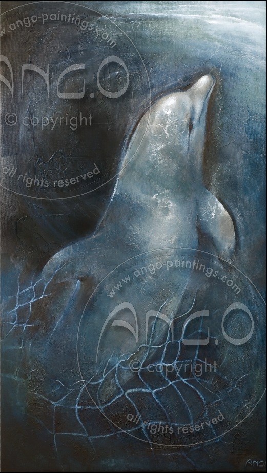 dolphin painting