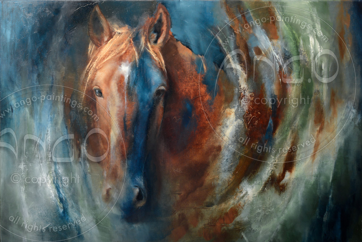 Wildlife paintings : Horse painting