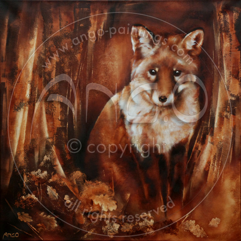 Fox painting