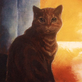 Animal paintings : Cat painting