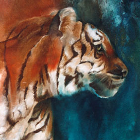 Animal paintings : Tiger painting